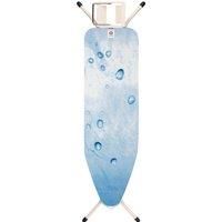 Brabantia Ironing Board size B  (124 x 38 cm) with Adjustable Iron Rest, Ice Water Cover