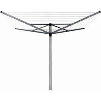 Brabantia 50 Metre 4 Arm Top Spinner Rotary Washing Line Grey
