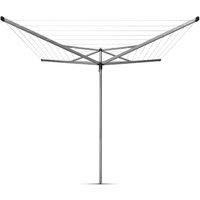 Brabantia 60 Metre 4 Arm Rotary Top Spinner Washing Line Grey