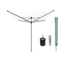 Brabantia 4 Arm Lift-O-Matic Washing Line - Silver