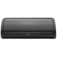 Brabantia Matt Black Roll Top Bread Bin Black