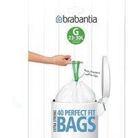 Brabantia PerfectFit 30L Size G Bin Liners - Pack of 40