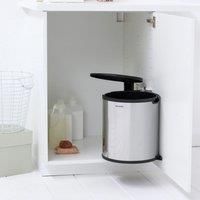 Brabantia Brilliant Steel 15 Litre Builtin Bin Brilliant Steel (Silver)