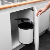 Brabantia White 15 Litre BuiltIn Bin White