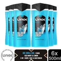 Lynx Ice Chill Shower Gel, 500ml