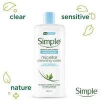 Simple Water Boost Facial Cleanser Micellar Water