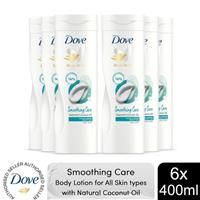 Dove Moisturiser, with Coconut Oil and Almond Milk, Body Lotion For Dry Skin 400ml
