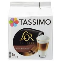 Tassimo T Discs L'OR Espresso Latte Macchiato 5 x 16 Coffee Pods 40 Drinks