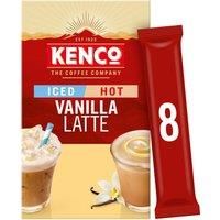 Kenco Iced Hot Vanilla Latte Sachets 8x20.3g (162.4g)