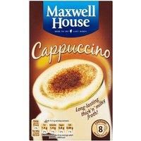 MAXWELL HOUSE CAPPUCCINO 1 to 96 sachets instant coffee cheap free deliver