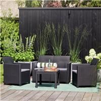 Keter Marie 2 Seater Balcony Set - Graphite Grey