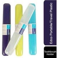 PLASTIC TOOTHBRUSH TRAVEL CASE/HOLDER - COLOUR MAY VARY