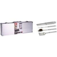 No Name – Briefcase Barbecue Utensils (4 Pieces)