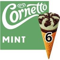 Cornetto Mint Ice cream cone 6 x 90ml
