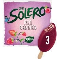 Solero Ice Cream Red Berries 3 x 90 ml