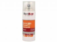 PlastiKote Trade Quick Dry Clear Lacquer Spray Gloss 400ml