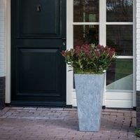 Ivyline Artstone 107832 Vase 35x70cm - Ella Grey