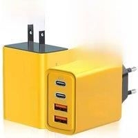 For Xiaomi 120W Fast Charger 4 Port USB C PD Quick Charging USB 3.0 Type C EU US Plug Wall Charge