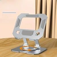 Foldable 360 Tablet Desk Mobile Phone Holder Stand Adjustable Aluminum Alloy Desktop Lazy Bracket