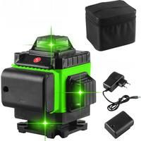 Laser Level 360 Self Leveling, 4x360 4D Cross Line Laser, Green Laser Level Lines Tool, Self