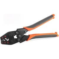 Non Insulated Terminal Crimper, AWG 226 Ratchet Wire Crimper Tool for Battery Cable Terminal,