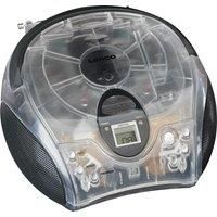 LENCO SCD-24 FM Boombox - Clear, White,Black