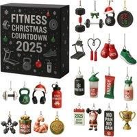 2D Acrylic Gym Christmas Advent Calendar - 24 Motivational Pieces