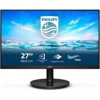 PHILIPS 272V8LA Full HD 27" LCD Monitor - Black, Black