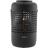 Black Portable Fire Lantern Metal Small Outdoor Heater