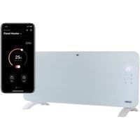 Princess Heater Panel Smart White Glass Adjustable Thermostat IP24 1500W 240V