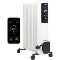 Princess 348631 Smart Oil Filled Radiator Portable Electric Heater 2000w White