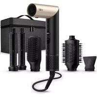 Silk/'n Air Styler & Hair Dryer I SilkyAir Flex I 5-in-1 Hair Dryer and Styling Tool Paddle Brush, Oval Brush, Concentrator, Diffuser and Storage Case I 1300 W Black