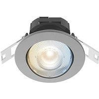 Calex SMD 220-240V 2700-6500K Adjustable Tilting Head LED Smart Downlight With Variable White Light Steel 4.9W 345lm 3 Pack (774KH)