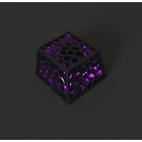 Resin Keycap Transparent Key Cap OEM R4 Profile Black Grid Custom Keycap For MX Switch Mechanical