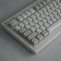 JCM Apple Keycaps MA Profile PBT Material Retro Design MAC Key Caps For Mechanical Keyboard MX