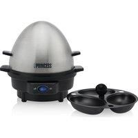 Brand New Princess Egg Boiler and Poacher Stainless Steel 350W Silver/Black