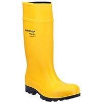 DUNLOP PUROFORT PROFESSIONAL SAFETY  BOOTS WITH MIDSOLE YELLOW POLYURETHANE