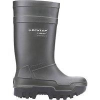 Dunlop Purofort Thermo+ Full Safety Unisex Green Pull On Wellington Boots UK 5