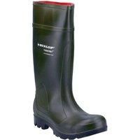 Dunlop Purofort Professional C462933 Safety Wellington in Green