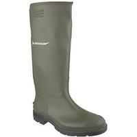 Dunlop Kids Wellington Boots (Green/Black)-4 Junior