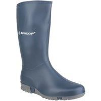 Dunlop Protective Footwear Sport Wellington Boots Rain Shoe, Blue, 2 UK
