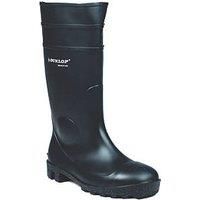 Dunlop - PROTOMASTER FULL Safety Wellington Boot Black Green White