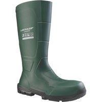 Dunlop JobGUARD - Unisex Full Safety Waterproof Industrial Work Boots, Heritage Green, Chemical and Slip Resistant PVC Wellies with Steel Toecap and Midsole for Outdoor and Construction - EU40, UK6.5