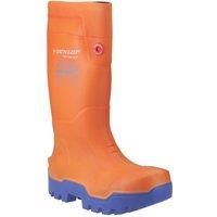 DUNLOP FIELDPRO THERMO+ Safety Wellington Orange Euro 39 OrangeEuro 39Orange Boots (11498) Men/'s