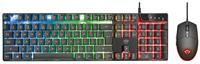 Trust Gaming Keyboard and Mouse Set GXT 838 Azor - Keyboard with QWERTY UK Layout, LED illumination, 8 Key Anti-Ghosting, 12 Multimedia Keys [Amazon Exclusive]