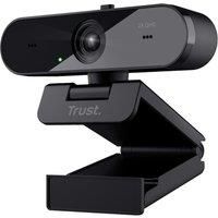 Trust Taxon 2K QHD Webcam Made with 85% Recycled Plastics, 2560x1440p Web Camera, Privacy Shutter, Autofocus, Wide Angle, Stereo Dual Microphone, USB Webcam for PC, Laptop, Mac, Zoom, Skype, Teams