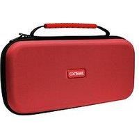 GXTrust 1251 Case for Nintendo Switch 2, Anti-Scratch Switch Case with Shockproof Design, Carry Handle, Space for 4 Joy-Cons, Protective Hardcase with Pocket for Wrist Straps and 12 Games, Black