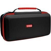 GXTrust 1252 XL Case for Nintendo Switch 2, Anti-Scratch Protective Hardcase with Shockproof Design, Carry Handle, Switch Case with Pockets for Accessories, 4 Joy-Cons and 12 Games, Black