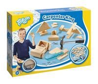 Totum 025042 King-Carpenter Set Parts, Nails and Wooden Hammer