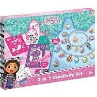 Gabby'S Dollhouse 2-In-1 Creativity Set - Spray Pens & Charm Bracelets